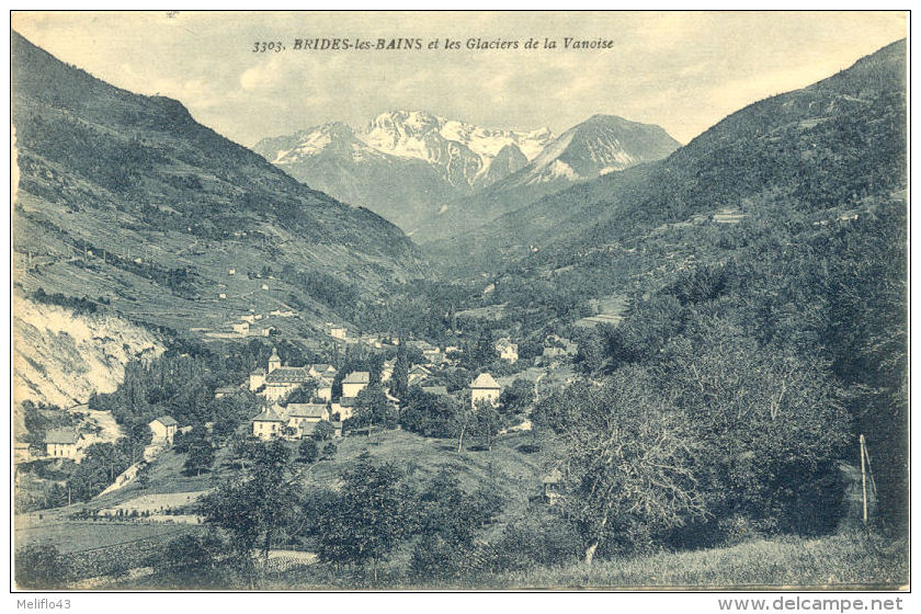 73/CPA - Brides Les Bains Et Les Glaciers De La Vanoise - Brides Les Bains