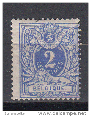 Belgie -  Belgique Ocb Nr :   27 * MH (zie  Scan) Defaut - 1869-1888 León Acostado