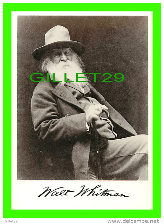 CÉLÉBRITÉS, WALT WHITMAN (1819-1892) - POÈTE HUMANISTE AMÉRICAIN - FOTOFOLIO - PHOTO BY GEORGE C. COX - - Writers