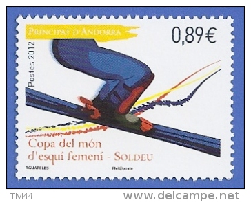 ANDORRE 719 NEUF ** COUPE DU MONDE DE SKI FÉMININ - Unused Stamps