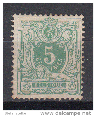 Belgie -  Belgique Ocb Nr :  45 (*) MH (zie  Scan) Sans Gomme - 1869-1888 León Acostado