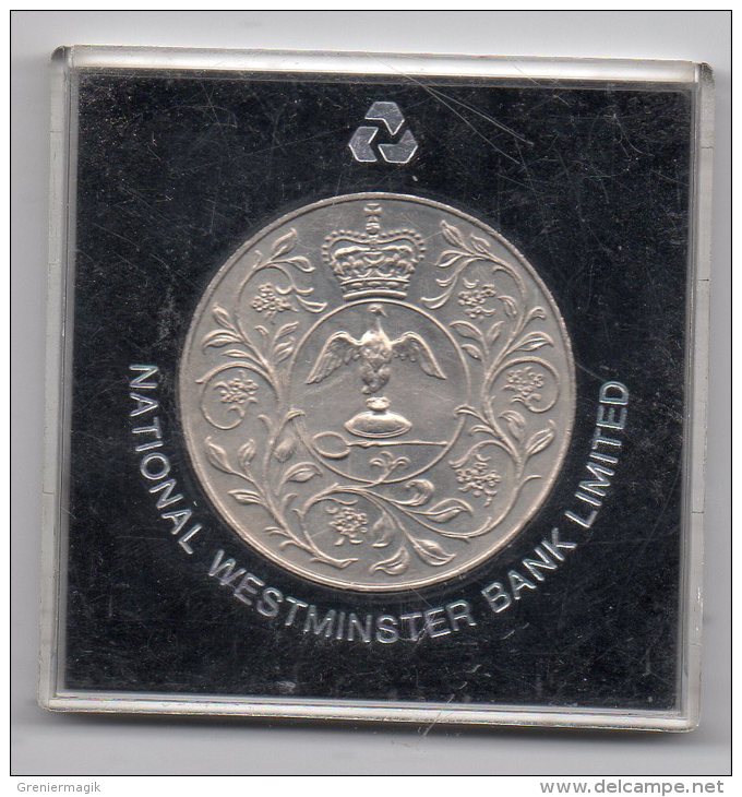 H. M. Queen Elizabeth Silver Jubilee Crown 1952 - 1977 - National Westminster Bank Limited - Royal/Of Nobility