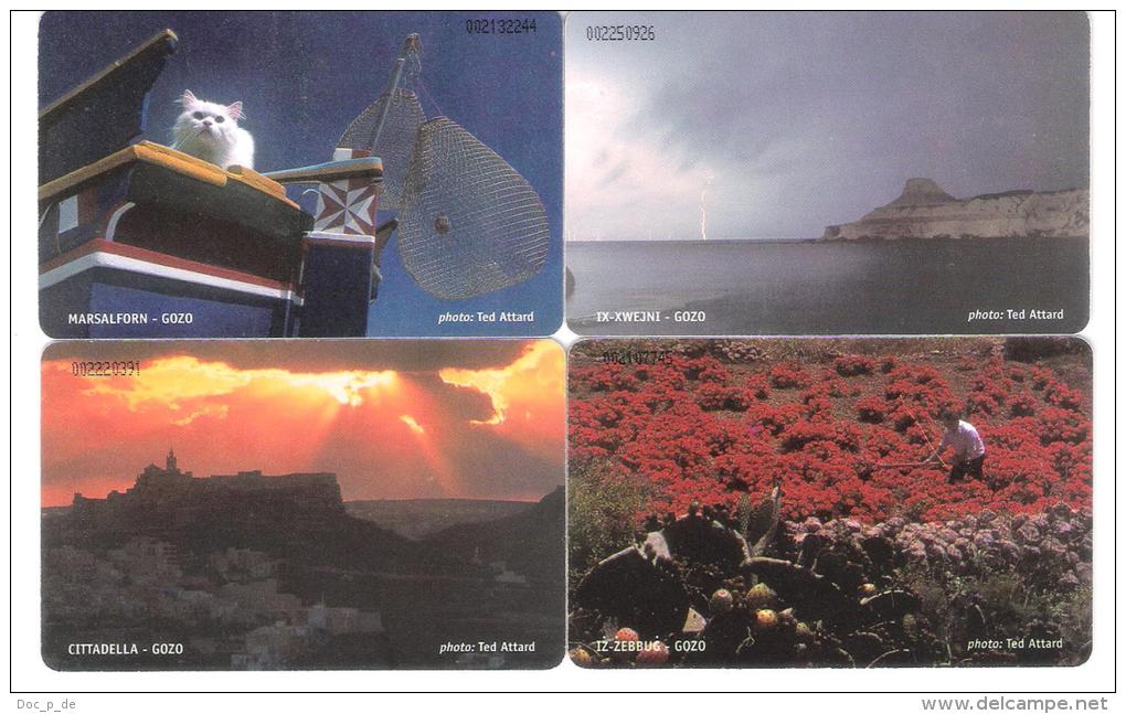 Malta - Malte - 4 Card Set - Jahreszeiten - Malta