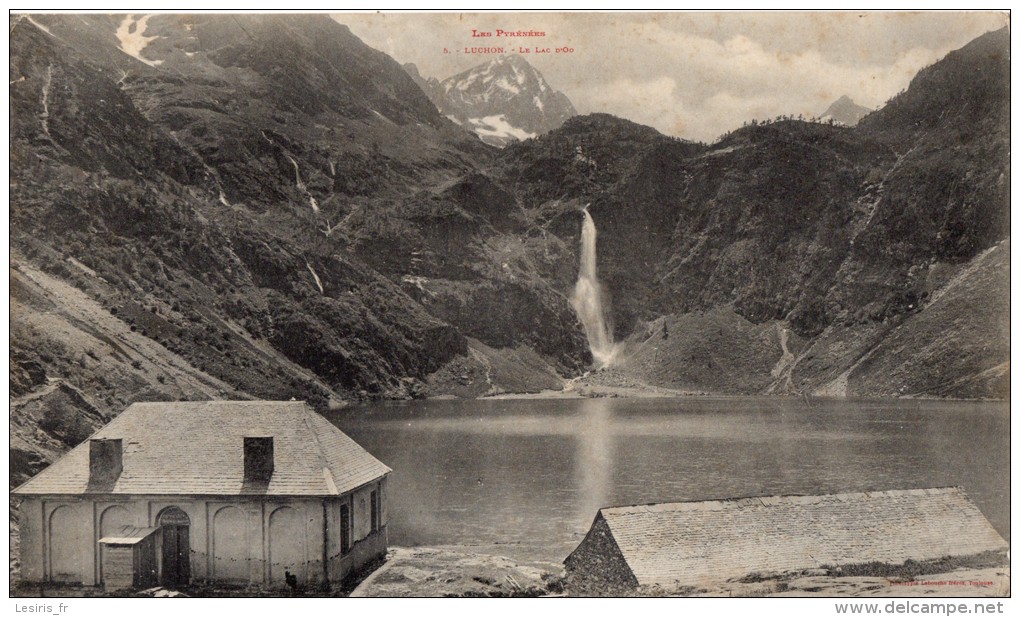 CARTE PANORAMIQUE - LUCHON - LE LAC D'OO - LABOUCHE - 5 - Luchon