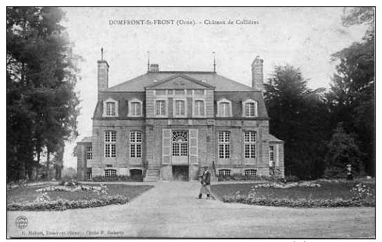 DOMFRONT St-Front - (61) - 1 Cpa  Château Des Collières - Domfront