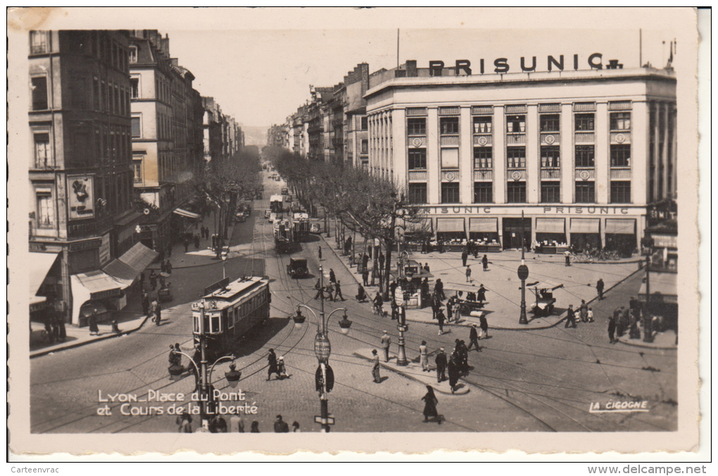 1901 LYON Place Du Pont Et Cours De La Liberté - Autres & Non Classés