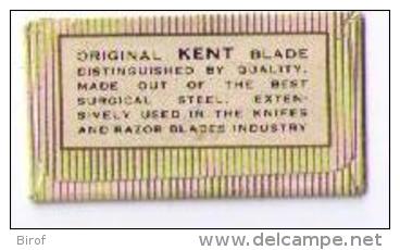 LAMETTA DA BARBA - KENT BLADES - ANNO 1950 - Scheermesjes