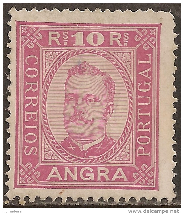 Angra - 1892 King Carlos 10 Réis - Angra