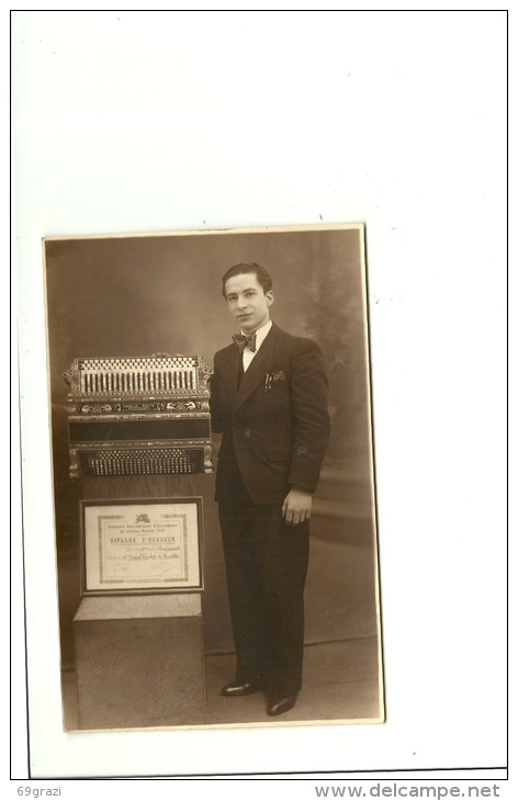 Céroux Mousty Marcel Van Loo Accordéoniste  Concours International D'Accordéonistes 1937  ( Accordeon ) - Ottignies-Louvain-la-Neuve