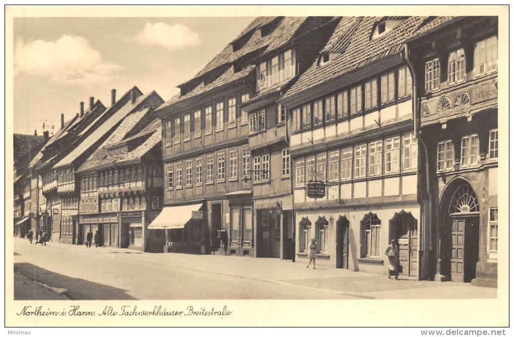 Carte Photo - Northeim I.Hann - Alte Fachnerklauser - Breitestrasse - Northeim