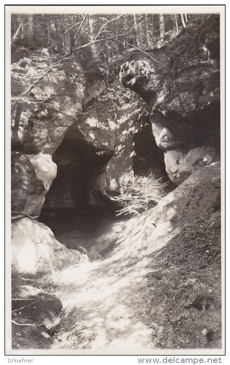 Gschwend, Ostalb, Naturdenkmal Feldkirche, Foto 1932 - Orte