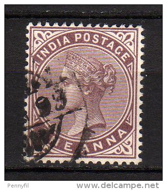 INDIA - 1882/88 YT 35 USED - 1882-1901 Empire