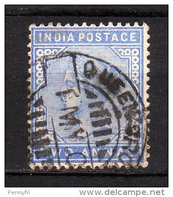 INDIA - 1882/88 YT 37 USED - 1882-1901 Empire