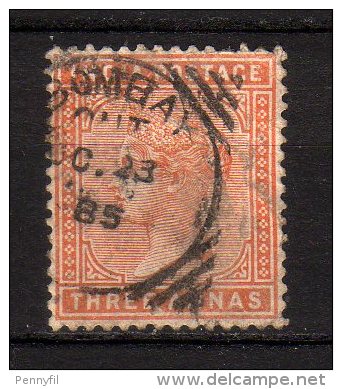 INDIA - 1882/88 YT 38 USED - 1882-1901 Empire