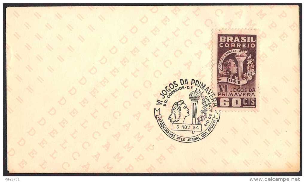 BRASIL - VI JOGOS DA PRIMAVERA - 06.11.1954 - Lettres & Documents