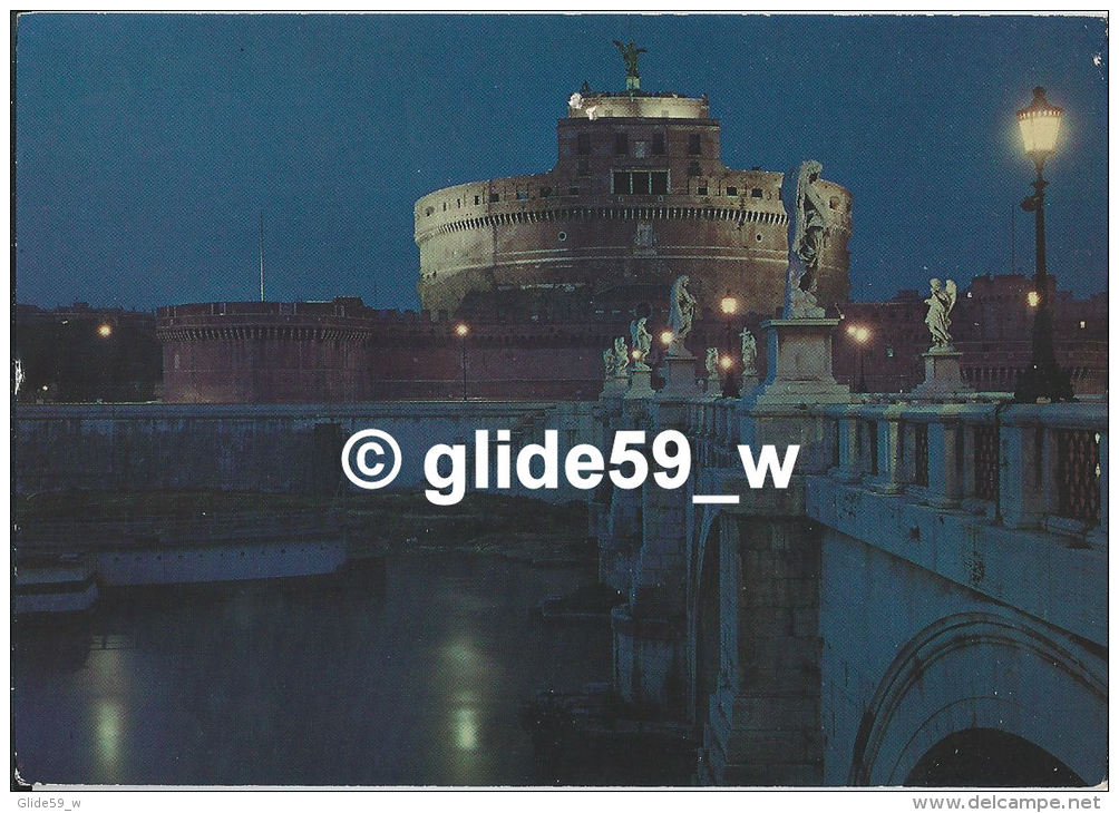 ROMA Di Notte - Ponte E Castel S. Angelo - N° 214 - Castel Sant'Angelo