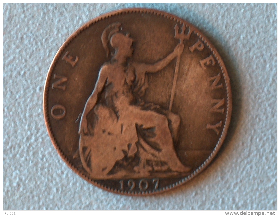 Grande-Bretagne 1 Penny 1907 - D. 1 Penny
