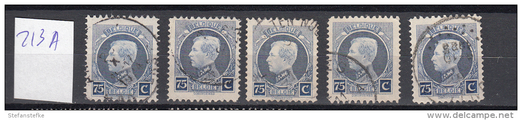 Belgie -  Belgique Ocb Nr :  213A (zie  Scan) - 1921-1925 Small Montenez