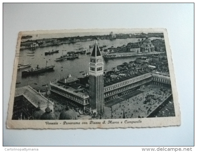 Navi Ship Guerra Etc. Panorama Con Piazza S. Marco E Campanile - Guerra