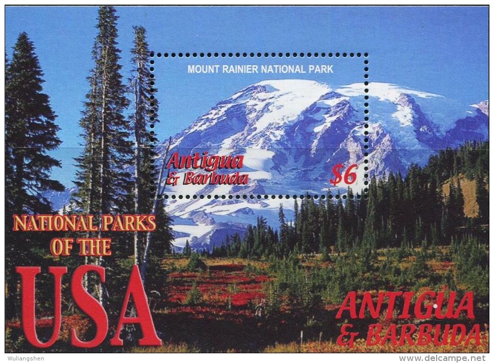 GP0254 Antigua Barbuda 2005 Mount Rainier National Park M MNH - Antigua En Barbuda (1981-...)