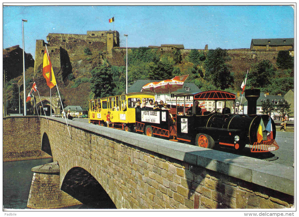 Carte Postale Belgique  Bouillon  Le Petit Train Trés Beau Plan - Autres & Non Classés