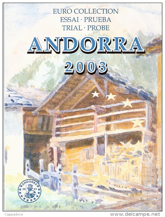 ANDORRE    Essai   2003 - Private Proofs / Unofficial