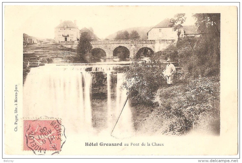 Dépt 39 - CHAUX-DES-CROTENAY - Hôtel GREUSARD Au Pont De La Chaux - Autres & Non Classés