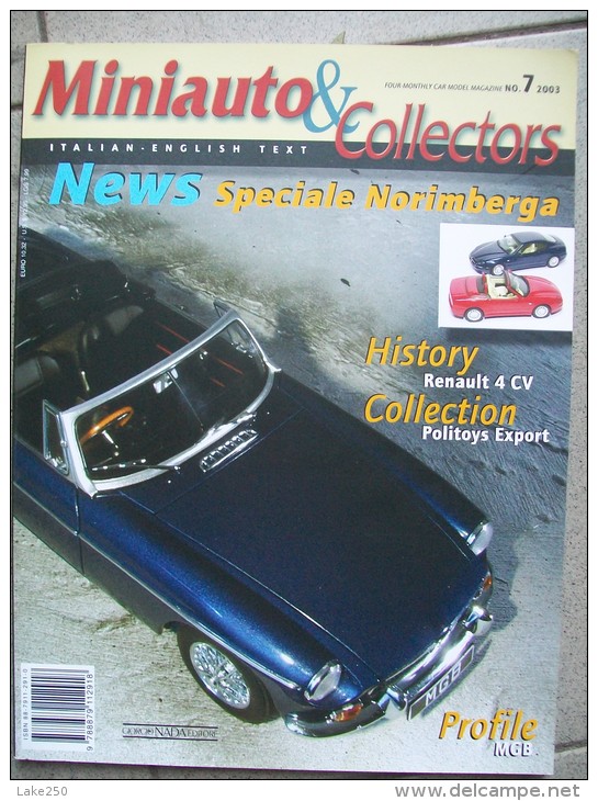 MINIAUTO &  COLLECTORS N°7 2003 Rivista Di Automodellismo - Modellbau