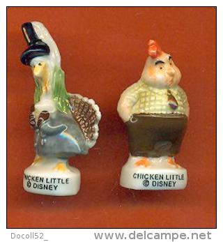 Lot De 2 Feves Disney  - Chicken Little - Disney