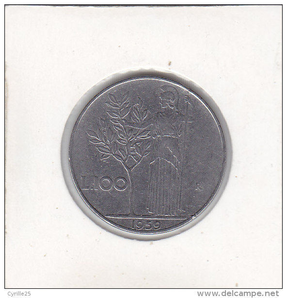 100 LIRE 1959 R - 100 Lire