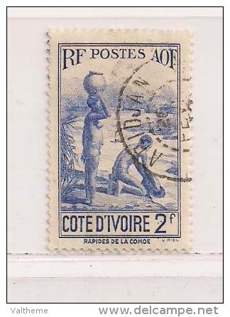 COTE D'IVOIRE  ( FRCDI - 7 )  1936   N° YVERT ET TELLIER  N° 128 - Usati