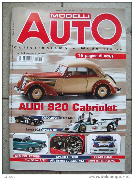 MODELLI AUTO  N°59 MAGGIO / GIUGNO  2003  Rivista Di Automodellismo - Modelismo