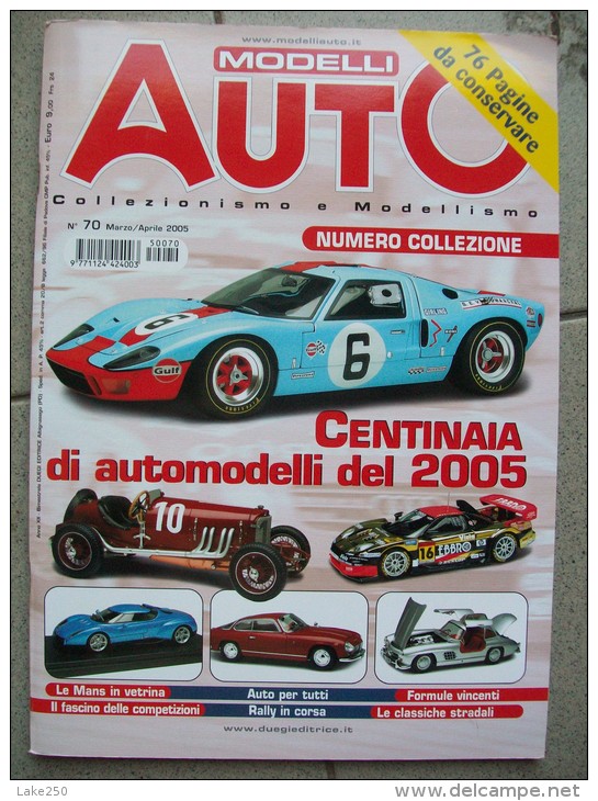 MODELLI AUTO  N°70 MARZO / APRILE 2004  Rivista Di Automodellismo - Modelling