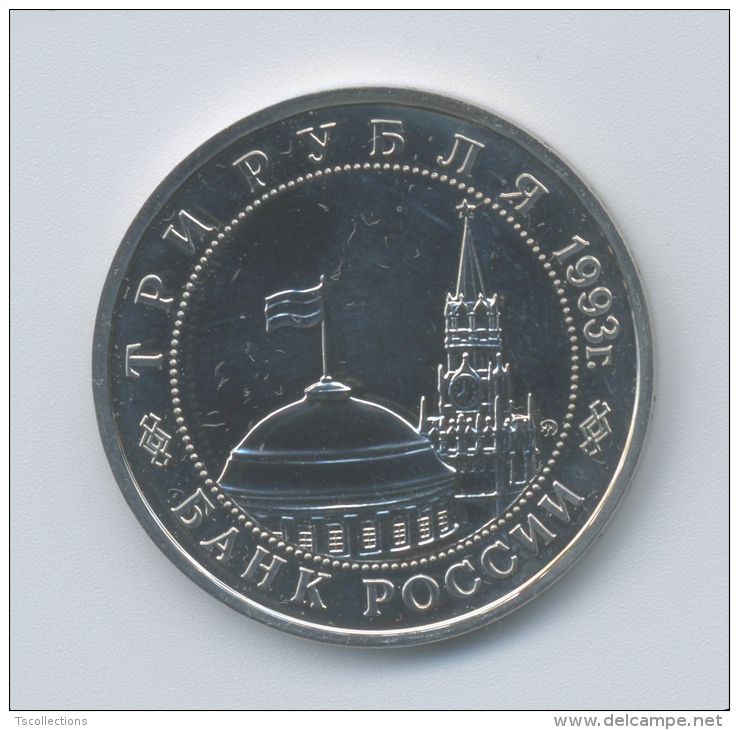 Russie 3 Roubles 1993 Bataille Stalingrad - Russia