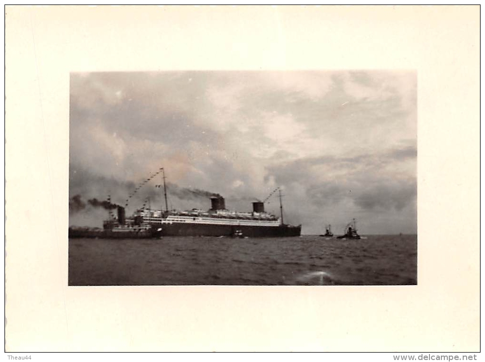 SAINT-NAZAIRE  -  Cliché Du  " LIBERTE " En 1950  -  Bateaux , Paquebot   -  Voir Description - Saint Nazaire