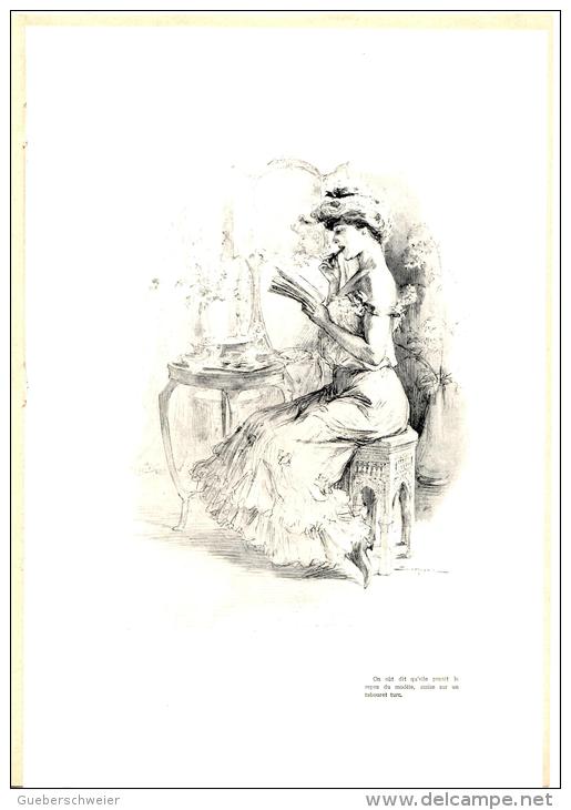 Belle Gravure De 1907 Tiré à Part Sur Henriette DERAISME - 1900 - 1949