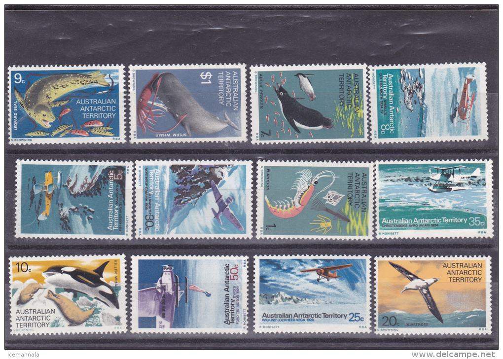 AUSTRALIA   TERRITORIO   ANTARTICO    YVERT   23/34  MNH  ** - Ungebraucht