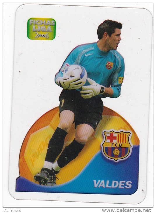 España--Barcelona--Cromo Plastico--F.C.Barcelona-Victor Valdes-El Zamora Del 2005 - Otros & Sin Clasificación