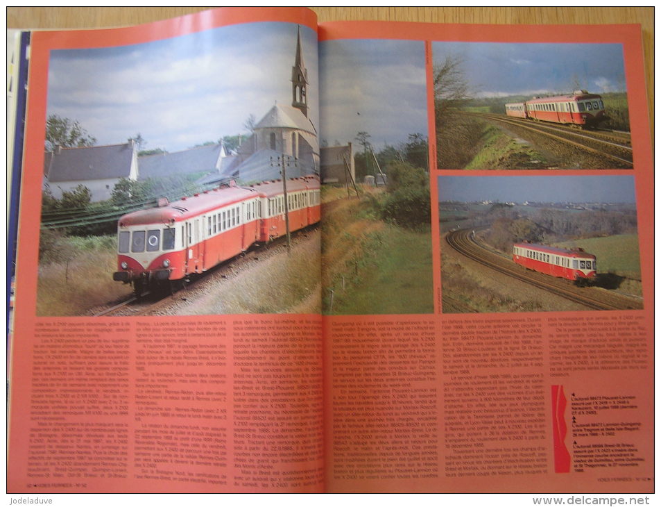 VOIES FERREES N° 52 Revue Train Tram Tramways Autorail Chemins De Fer Rail SNCF BB9400 CC6500 Blanc Argent - Railway & Tramway