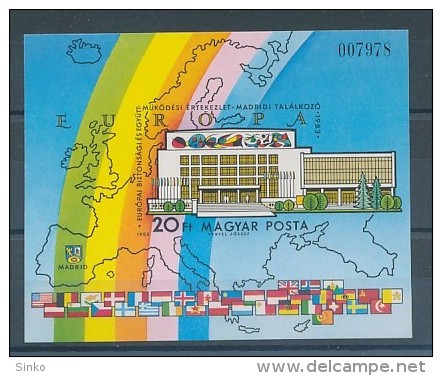 1983. European Security And Cooperation Conference VII. Madrid Block - Imperforated  :) - Unused Stamps