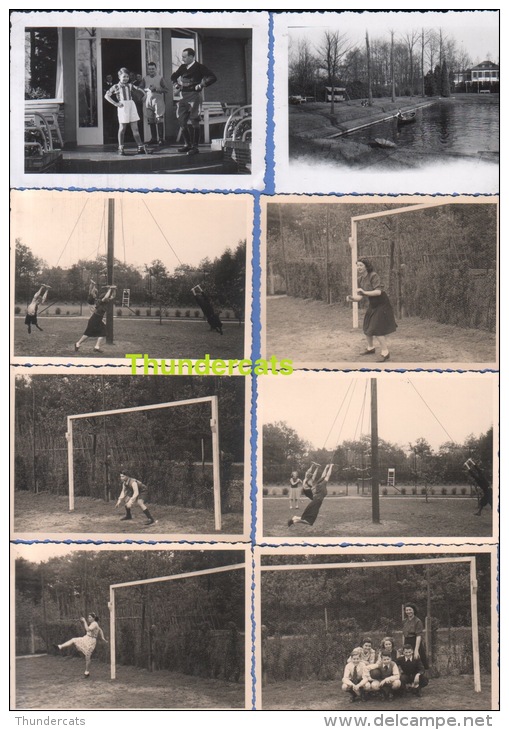 LOT 21 OUDE FOTO'S WESTMALLE JAREN '40 ** LOT  21 ANCIENNE PHOTO  **  SPORT VOETBAL FOOTBALL HOCKEY VELO CAMPING TENT - Sports