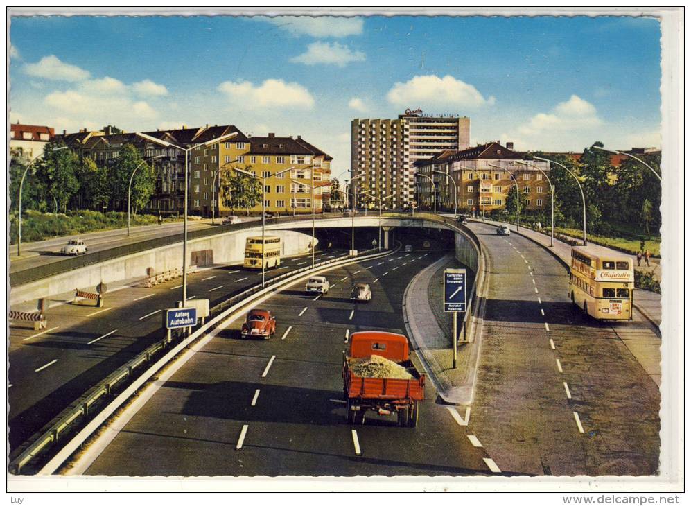 BERLIN - HALENSEE - Stadtautobahn      1963 - Halensee