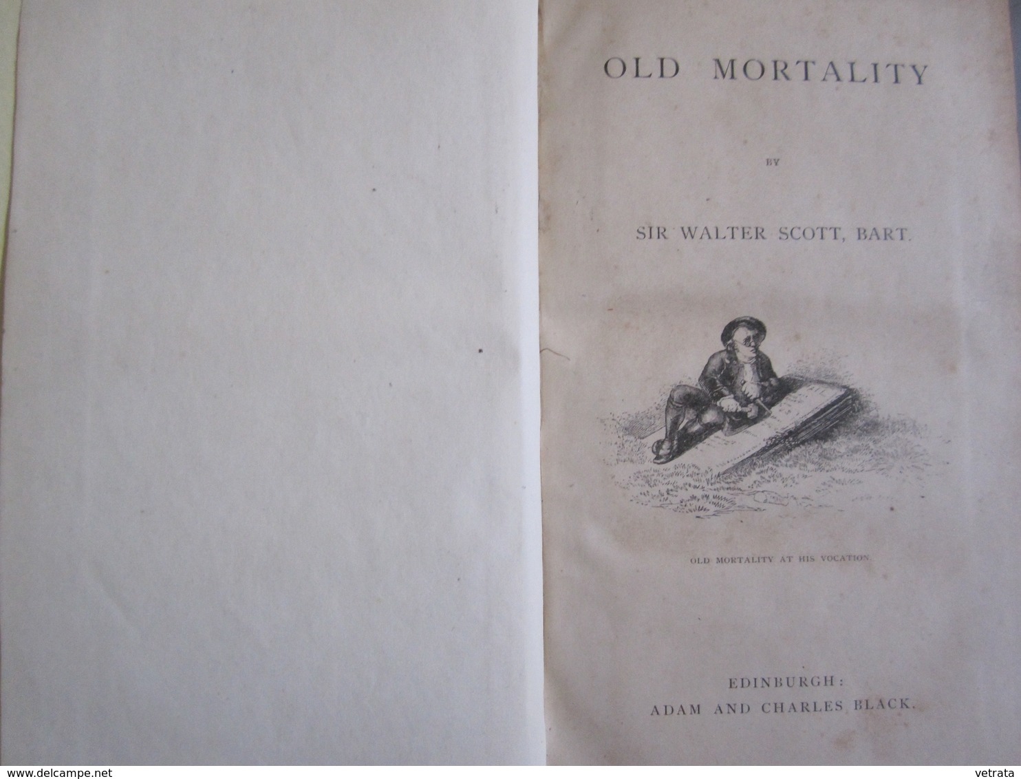 Old Mortality  By  Walter Scott (Adam & Charles Black, 1862) - Autres & Non Classés