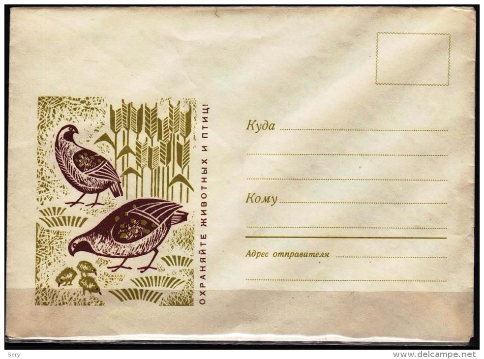 Russia 1969  Cover Protect Animals And Birds  Bird Oiseau Oiseaux - Altri & Non Classificati