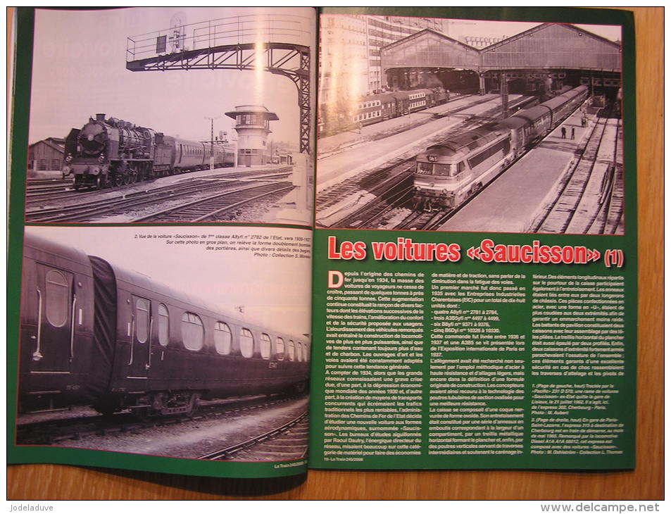 LE TRAIN N° 245 Revue Trains Autorail Chemins De Fer Modélisme BB 16500 Voitures Saucisson Mastodon P.O. Midi SNCF - Railway & Tramway