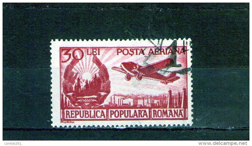 1950 - Serie Courante / Embleme De La Republique Et Avion Yv No 56 - Oblitérés