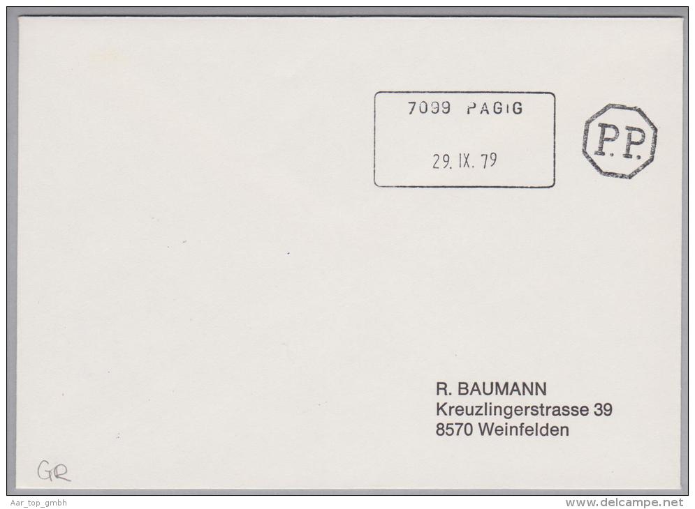 Heimat GR Pagig 7099 1979-09-29 Aushilfsstempel Auf Sammlerbrief - Storia Postale