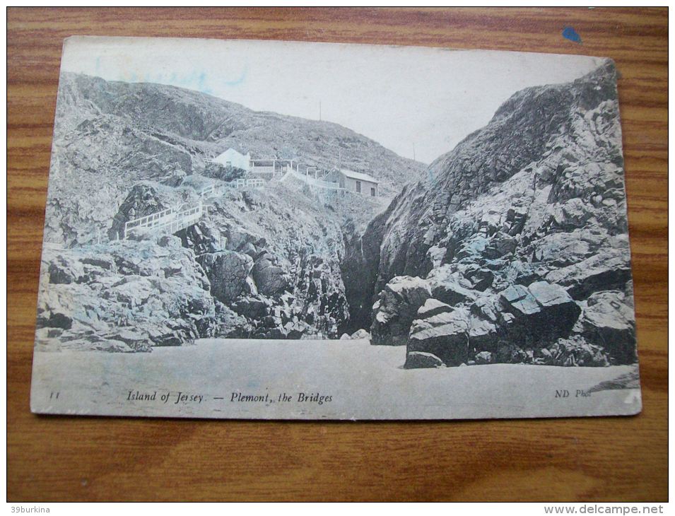 ISLAND OF JERSEY  Plemont, The Bridges  1908 - Autres & Non Classés