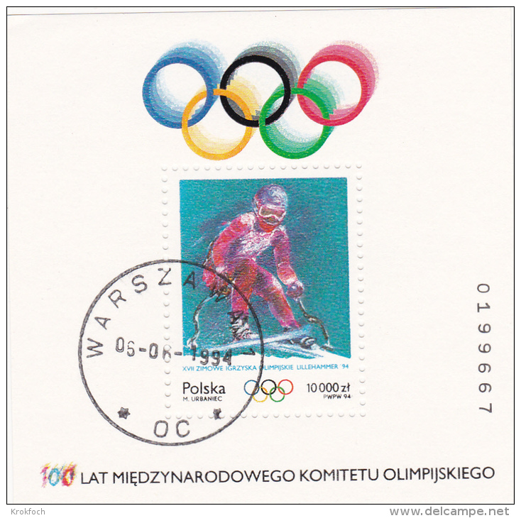 JO Lillehammer 1994 - Bloc Polska Pologne - Ski Olympic - Inverno1994: Lillehammer