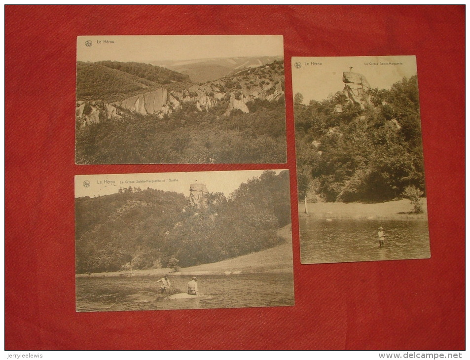 NANDRIN  -  LE HEROU -    3 Cartes Postales - Nandrin